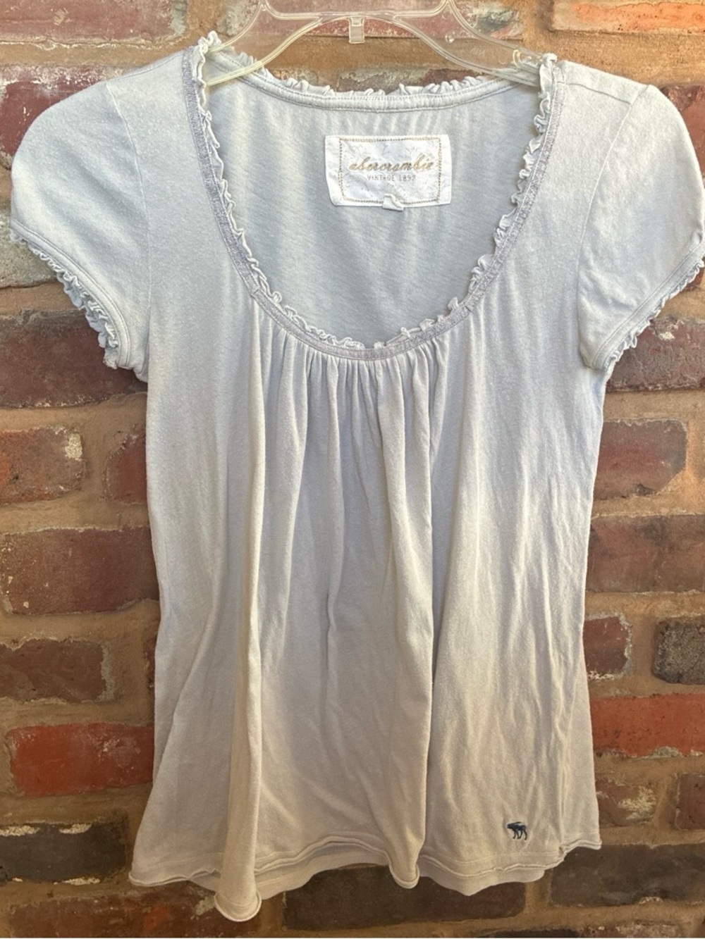 Abercrombie & Fitch Short Sleeve Scoop Neck Top